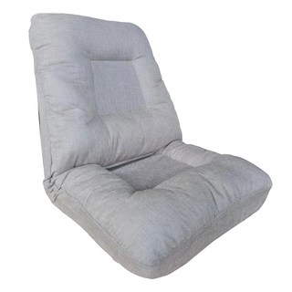 多段可調折疊和室椅 懶人沙發地板椅 單人休閒椅 臥室客廳折疊椅, 豆腐單人沙發-淺灰/(一張訂單限一個