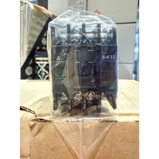 三菱 電磁接觸器 S-K11 220V, 1個, 黑色