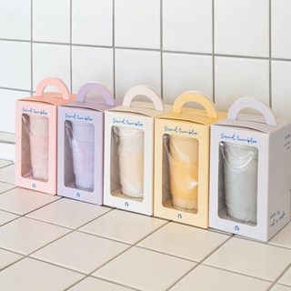 가벼운 텀블러 420ml 물컵 옥수수전분 커피잔 학생 직장인 스포츠, 버터, 1개