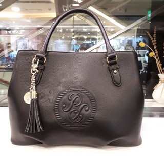 피에르가르뎅 내츄럴 슈렁크 소가죽토드백