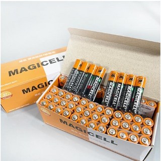碳鋅電池 電池 60顆/盒- 橘MAGICELL-4號, 1個, 60顆/盒-  橘MAGICELL-4號, 60