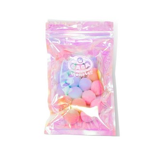 【GAGAmonster】絨毛球裝飾品-史萊姆配件，聖誕樹裝飾，可愛造型，節慶裝飾，派對裝飾，多款可選, 1個