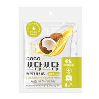 코코 쓰담쓰담 PET 보습 영양공급 1매 목욕티슈, 1개