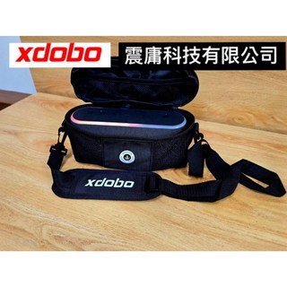 (全台首發)(現貨速發)喜多寶XDOBO X8 三代 二代通用 專屬帶有商標logo收納袋 第二款背帶式 與X8二代適用, 黑色網狀設計背帶式, 1個