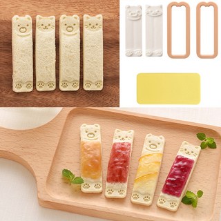 곰 고양이 스틱 식빵틀 샌드위치틀 커피 사이드 간식 만들기 쿠키 커터, 1개