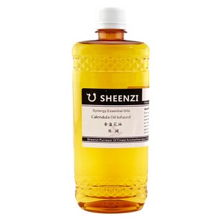 SHEENZI 金盞花油浸泡基礎油(英國產區) 100ml/500ml/1L 基底油/按摩油/SPA用油, 1個, 500ml