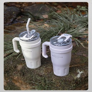 대용량 보온보냉 스테인리스 텀블러 1 25L 진공단열 휴대용, 1개, SITARAYURI 손잡이 대용량 텀블러-브라운