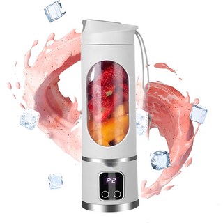 휴대용 고속 과일 블렌더 3단계 조절 믹서기 450ml 대용량, KMLY-500