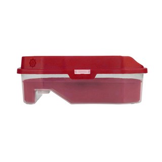 Jeneca 개방식 분리형 럭셔리 거북이 전용어항 레드 (65cm)