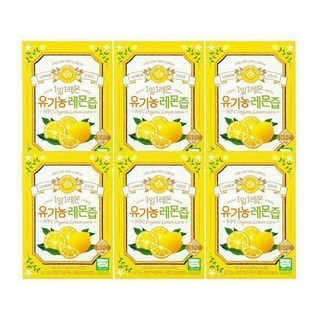 홀베리 1일1레몬 유기농 레몬즙 20g x 14포 6개 WJ