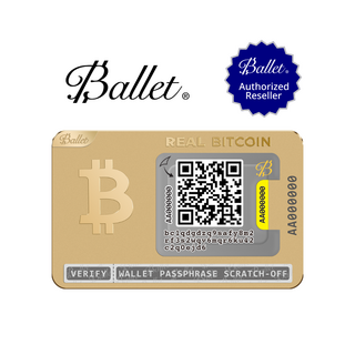 발렛월렛 리얼 카드형 콜드월렛 비트코인 지갑 BTC 골드 1개