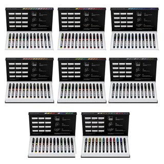 리얼 브러쉬 12색 세트 피크먼트 메탈릭 마커모양 페인트브러쉬, 1개, 네이처컬러 12색 GKS33C3