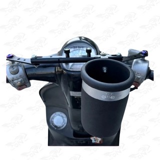 vinoora 996 鋁合金平衡桿 後視鏡延伸桿 橫桿 多功能擴展支架, 1個, 橫桿專用置物杯架 不含橫桿 銀色