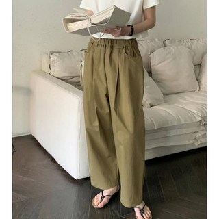 KR Garden 全彈性腰圍錐形休閒褲