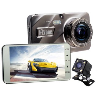 FLYone V611 星光夜視 1080P 高清 前後雙錄 廣角 行車記錄器, 標配1組+32GB記憶卡, 32GB