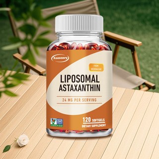 리포좀 아스타잔틴 보충제 24mg 최대 흡수 항산화, 1개, 120정