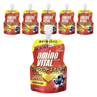 AJINOMOTO 味之素 aminoVITAL Perfect Energy胺基酸 5000mg能量凍 葡萄柚口味, 6包, 130g