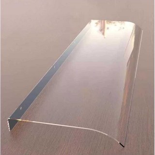 캐노피 비가림막 테라스 투명 지붕 어닝 처마 비가림 빗물막이 아크릴 창문, qita373, 400 400mm 투명(입면부착)