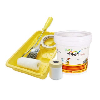 친환경 삼화페인트 곰팡이 결로방지 수성 페인트 벽지 벽면 베란다 방수페인트 도구포함 2리터, 화이트, 1세트, 2L