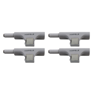 철부자 헤펠레스무버 경첩스무버 충격방지, 4개, 그레이