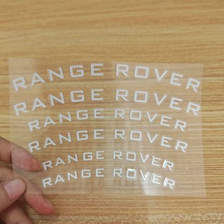 랜드 로버 디스커버리 2 3 4 5 스포츠 레인지 SV Evoque L322 Velar 용 6Pcs PVC 자동차 브레이크 캘리퍼스, 04 RANGE ROVER White