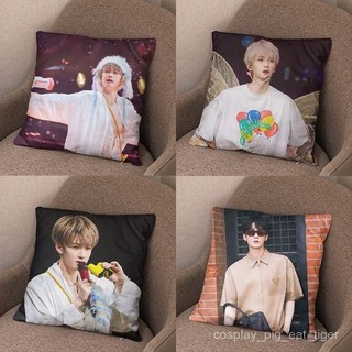 有貨 檀健次抱枕玩偶公仔臥室客廳情侶閨蜜生日禮物沙髮午睡靠枕頭靠墊 5D08, NKHKHJ-/38,舒適寶寶絨正方形45cm-送枕芯/雙面印