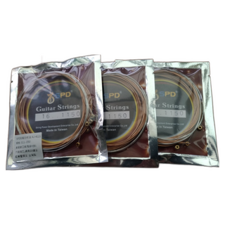 SPD 磷青銅覆膜 民謠吉他弦, 1套