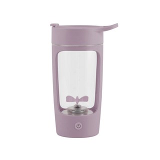 ELEANOR 電動攪拌杯 Tritan材質 Type-C充電 便攜防漏 蛋白粉 奶昔 果汁適用, 香芋紫, 1, 650ml