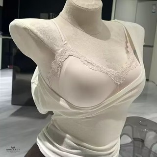 新款 蕾絲內衣女 法式蕾絲 細肩帶 性感純欲風胸罩 小胸聚攏上托美背 無痕無鋼圈 固定杯 防下垂