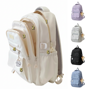 리틀프랑 학교 학생 백팩 수납좋은 책가방 3010