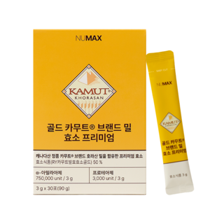 카무트 뉴맥스 골드 카무트 효소 프리미엄, 1박스, 90g