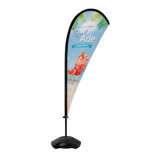 윈드 배너 플라잉 입간판 행사 카페 식당 실외 거치대 F타입(출력물별도) 당일배송, 1개, 사각철판SET