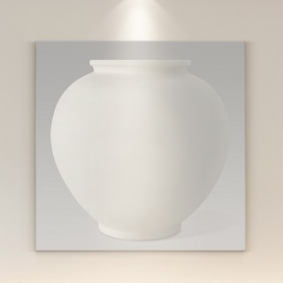 [인메이블] 복들어오는 다복 달항아리 그림 두꺼비집 가리개 액자 힐링 풍수 인테리어 현관 거실 집들이 선물, 10.그레이 달항아리