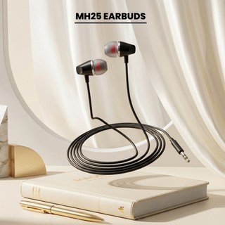 MAONO MH25 監聽耳機 金屬入耳式有線耳機 - 平板電腦手機播放器適用