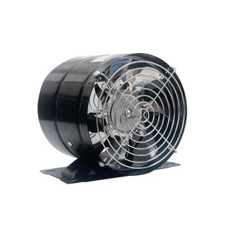 무타공 흡입기 주방 연기 배기팬 원룸용 덕트 후드 냄새제거 가정용 자바라, 6인치 흡입력낮음 오일추출부적합 + 2m 튜브