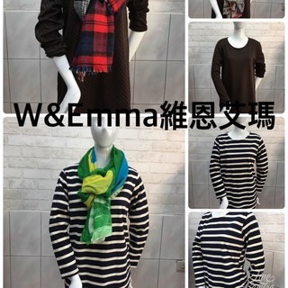 W&Emma 圓領長版上衣