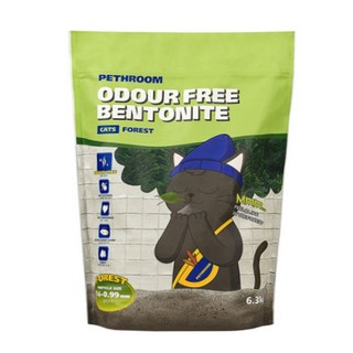 페스룸 벤토나이트 고양이 모래, 6.3kg, 2개, 포레스트