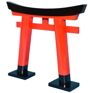 日本製 木製鳥居擺飾 高13cm ot004, 詳見包裝