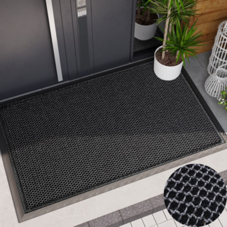 홈위시 출입구 미끄럼방지 현관매트, 그레이, 1개