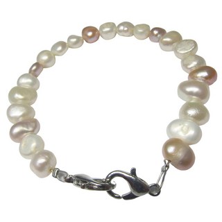 【小樂珠寶】造型交錯天然珍珠手鍊手環 (三款選一)