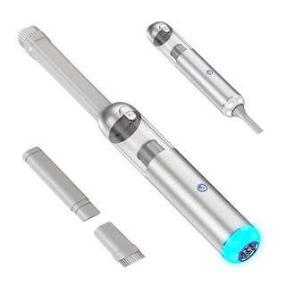 Cooela 무선 강력 미니 차량용 청소기 휴대용 충전식 에어건 흡입력 5000Pa