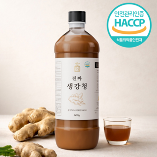 [물 한방울 섞지않은] 100% 국산 선비비책 진짜 생강청, 1개, 1개입, 600g