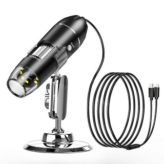 1600X 數位顯微鏡 X6，支援蘋果手機，手持便攜式, 1個, X6D