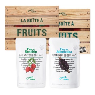 [카우치포테이토] 퓨어 로즈힙 & 자보티카바 클렌즈 주스 혼합구성, 2개, 20회분