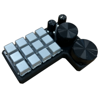 클리커스 일잘러 편집용 매크로 디자이너 키보드 한손 키보드, D-501, 리미티드 블랙