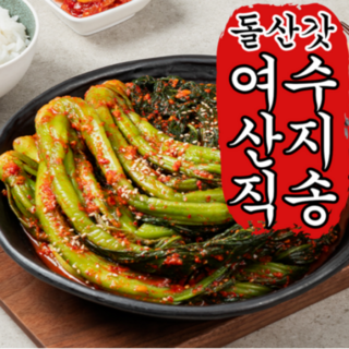 [남도의 양념진한] 국내산 전라도 여수 돌산 갓김치, 1개, 1kg