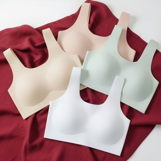 이지엘리 노와이어 심리스 주니어브라 4종세트