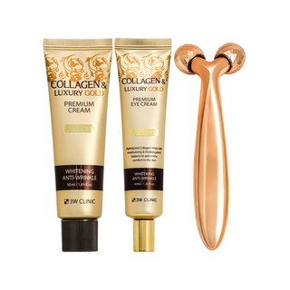 3W클리닉 콜라겐 앤 럭셔리 골드 프리미엄 링클 솔루션 2종세트, 1세트