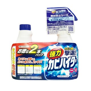 日本 KAO 花王 浴室強力除霉泡沫噴霧 400ml 浴室清潔 去霉, 1個, 【本體+補充】KAO花王 浴室強力除霉泡