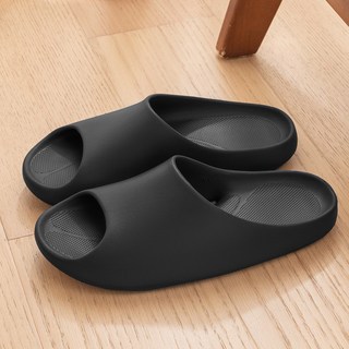 浴室拖鞋/洗浴店專用拖鞋漏水防滑大碼洗澡橡膠厚底涼拖現貨批發, 10 cm, 石墨黑:36-37【適合35-36碼】
